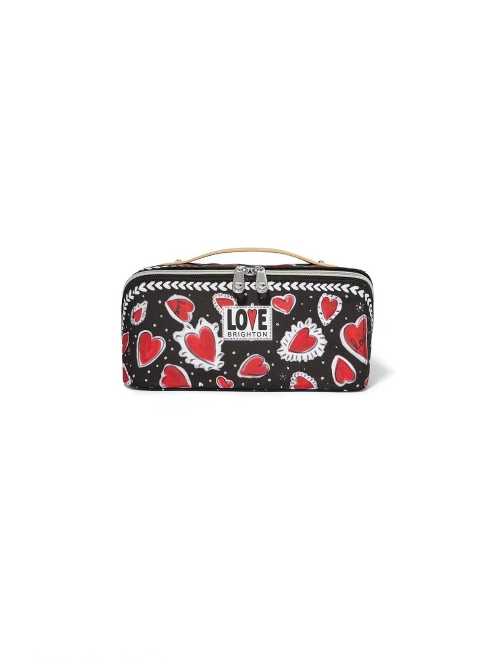 Brighton Hearts A Flutter Cosmetic Bag